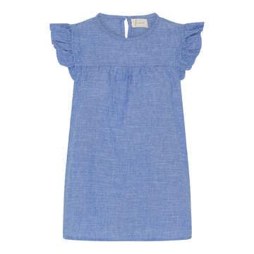 Stockholm top - Medium Blue Stripe - Frau