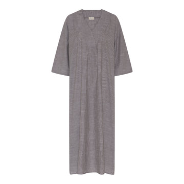 Palma long dress - Coffee quartz stripe - FRAU