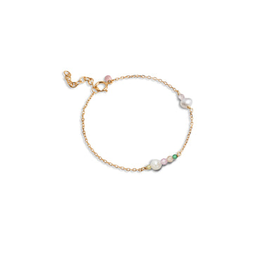 Sofia armbånd - Light Pink - Enamel