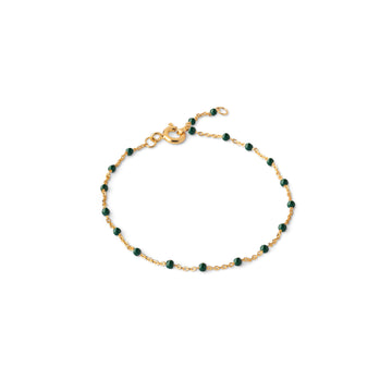 Lola armbånd - Petrol Green - Enamel Copenhagen