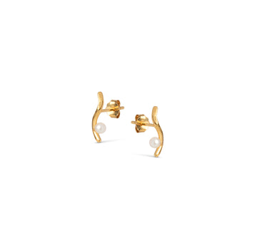 Ivory Studs - Enamel Copenhagen