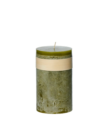 Allergivenlige bloklys - 8 x 15 - Moss