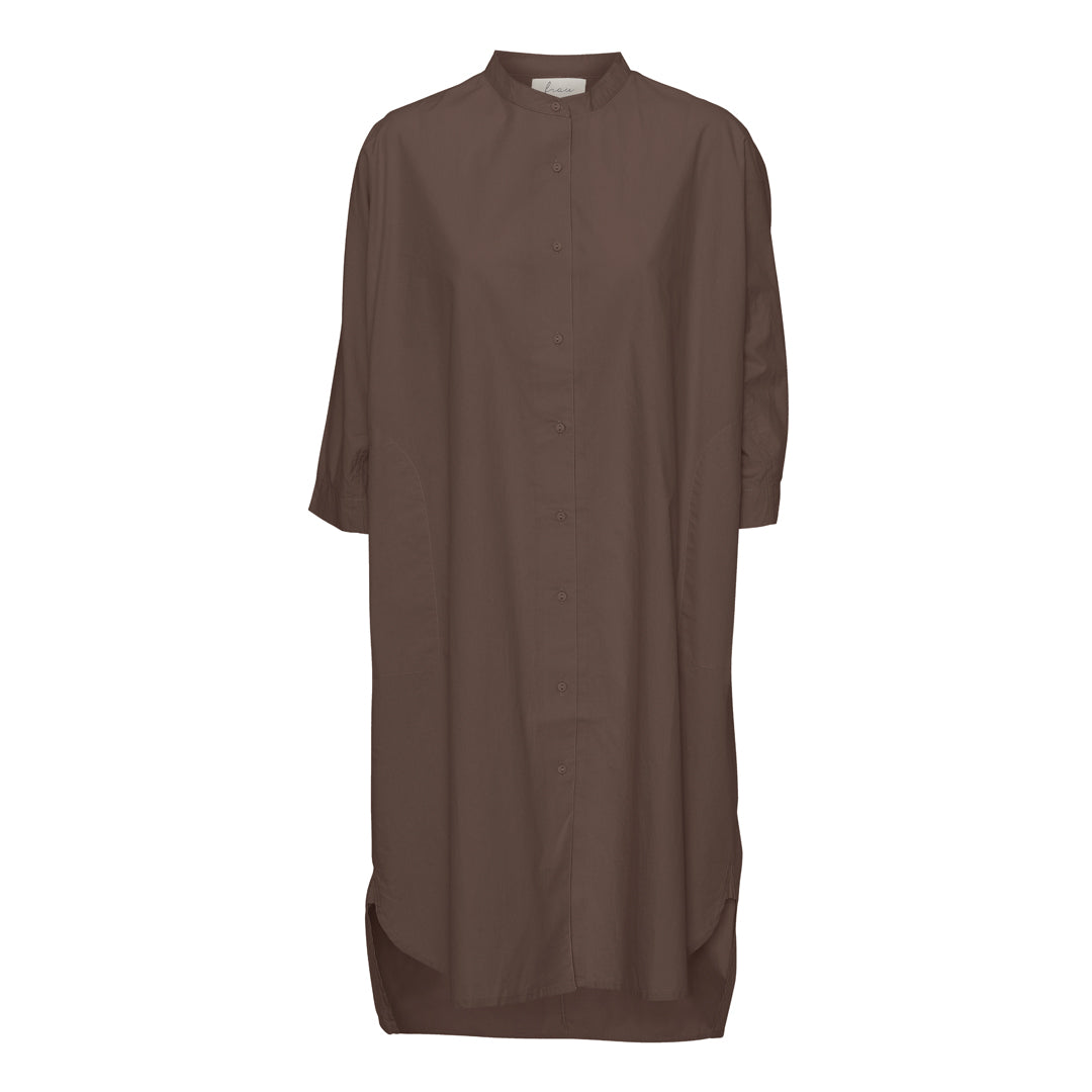 Seoul long shirt - Coffee Quartz brown - FRAU