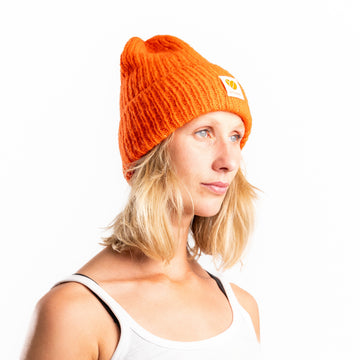 Sky Beanie hue - Coral Red - Coffee Beanies