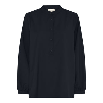 Madrid ls wool shirt - Navy - FRAU