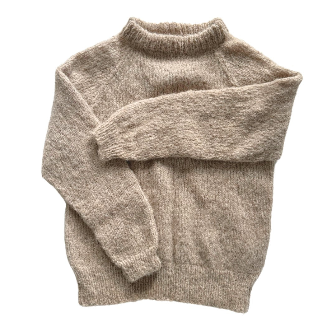 Ida alpaka sweater - Sandy - Coffee Beanies