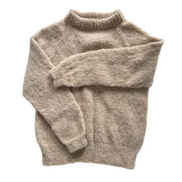 Ida alpaka sweater - Sandy - Coffee Beanies