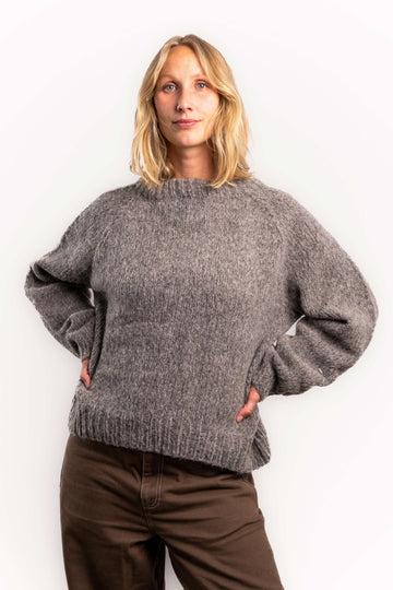 Ida alpaka sweater - Grey - Coffee Beanies
