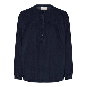 Paris denim skjorte - Dark blue denim - FRAU
