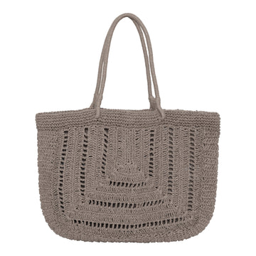 Riga raffia bag small - Grey - FRAU