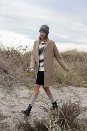Madonna Wool Coat - BLUE