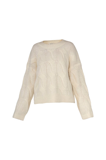 Michaela Knit - Cream - BLUE