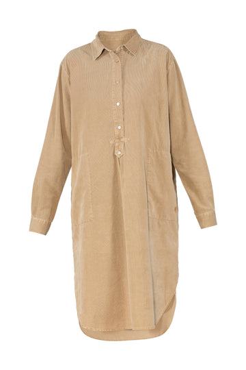 Mabel Kjole - Beige - BLUE