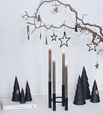 Juletræer H20 / H24 / H30 cm - Burnt olive - Lübech Living