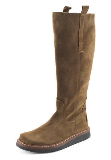 Liv Støvle Luxe Suede - Olive - Nature Footwear