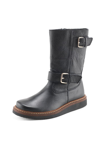 Fenja Støvle Leather - Black - Nature Footwear