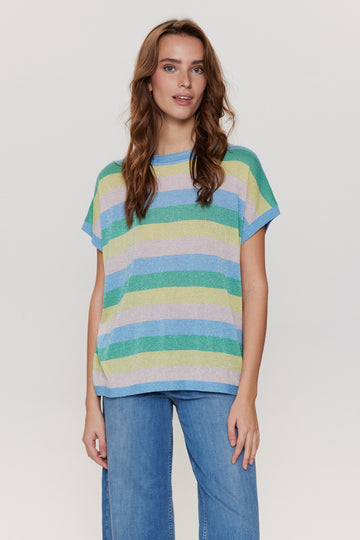 Nuerissa Darlene Pullover- Vista Blue - Nümph.