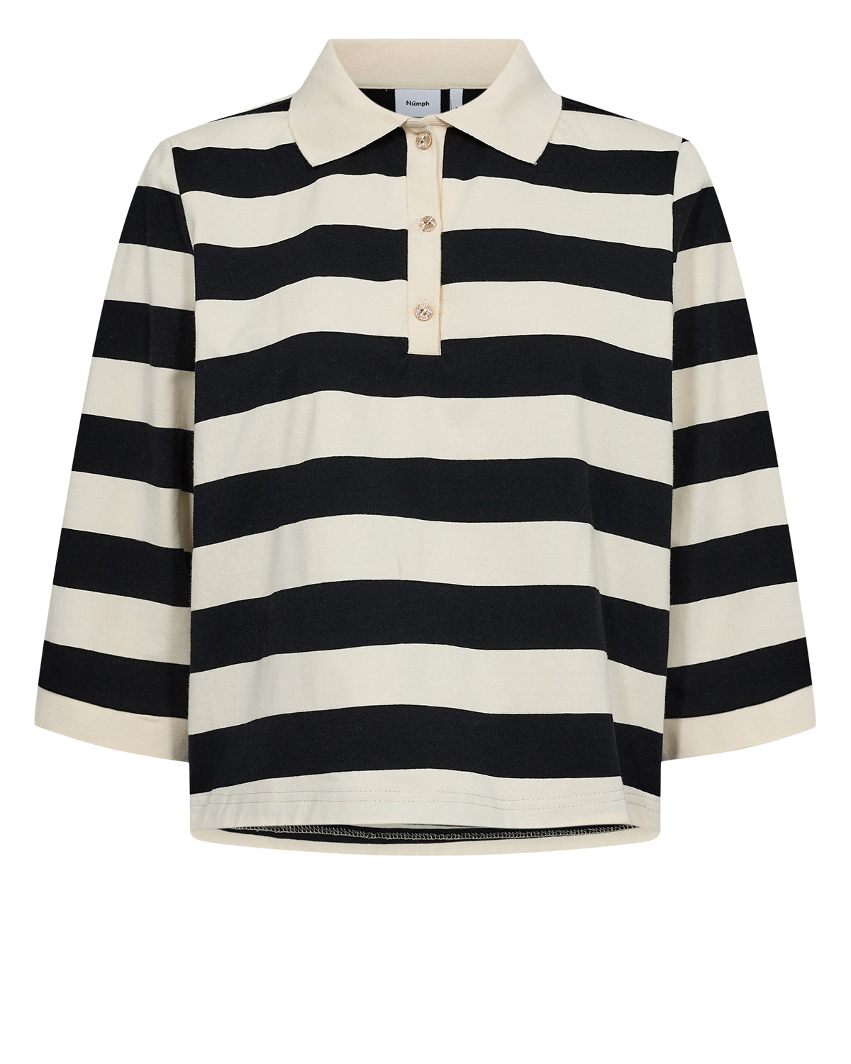 NUVINDY POLO Pullover - Caviar - Nümph