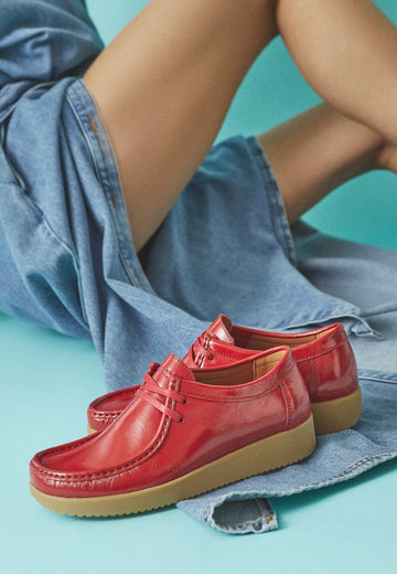 Alba sko - Red - Nature Footwear