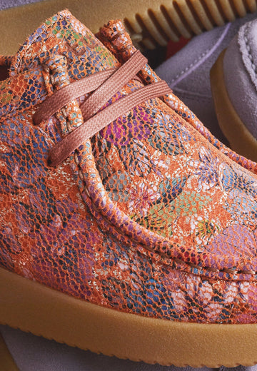 Alba sko - Flower Print - Nature Footwear