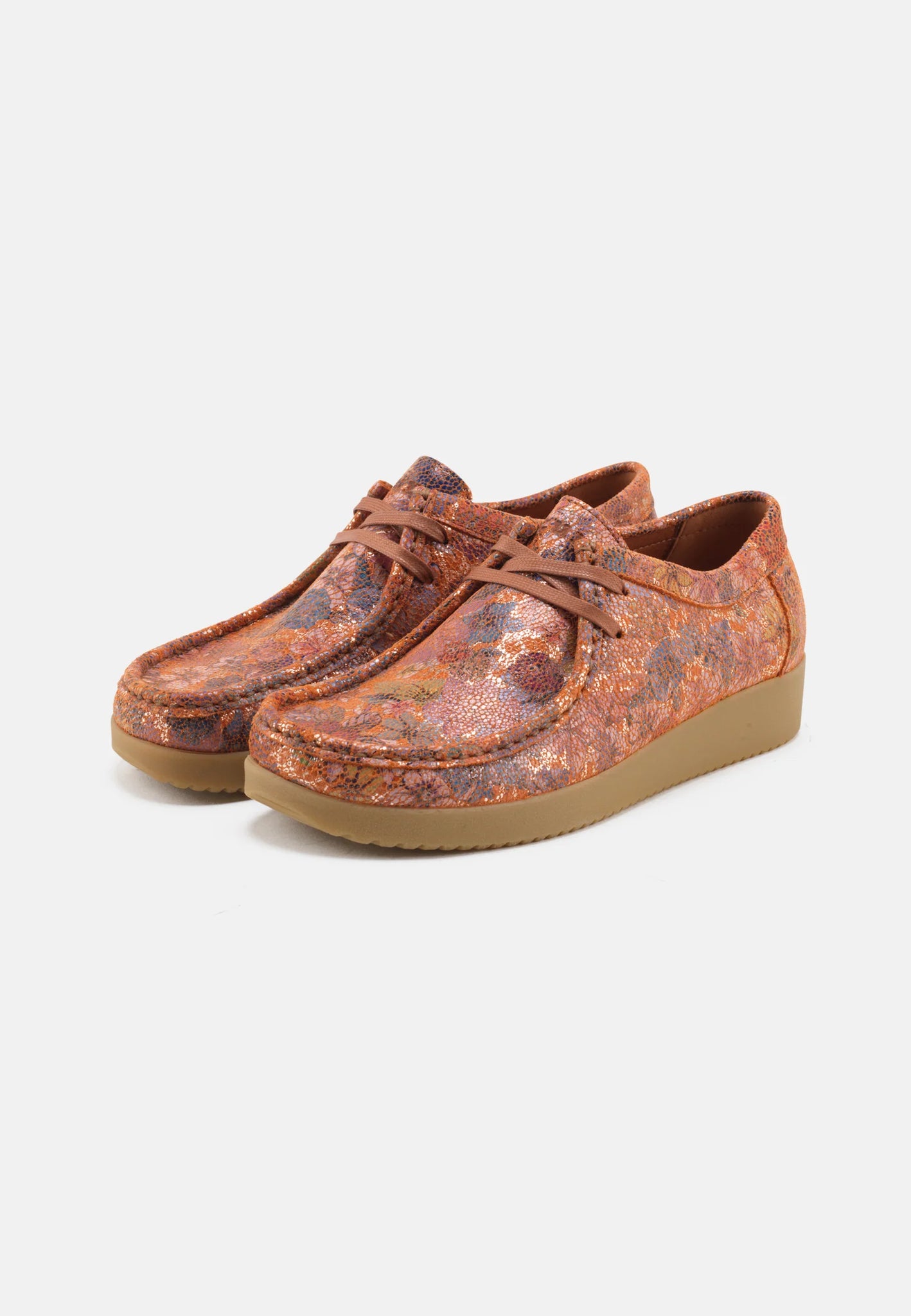 Alba sko - Flower Print - Nature Footwear