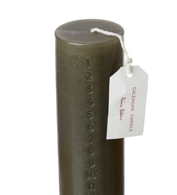 Kalenderlys - Burnt Olive - Lübech Living