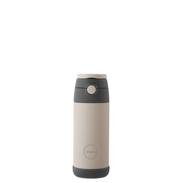 AYA&Ida Kids Straw Bottle 350 ml - Cream Beige