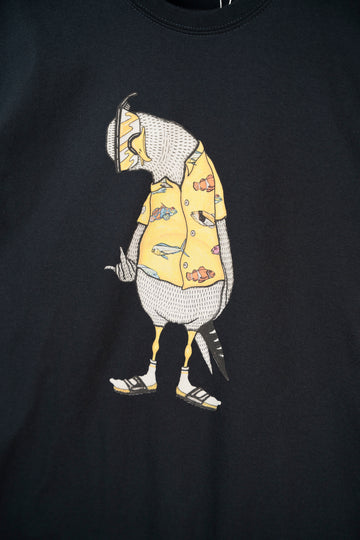 Flipping The Bird T-shirt - Moonless Night - LAKOR