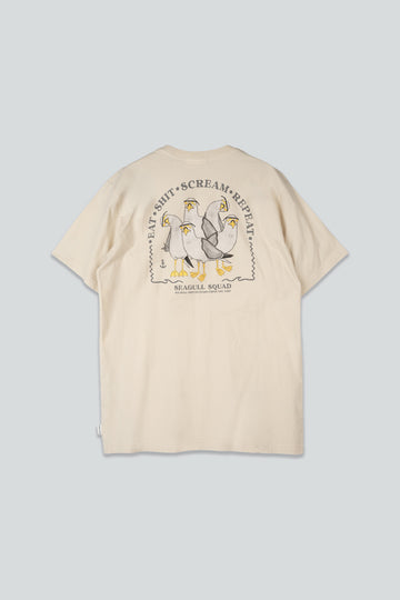 Seagull Squad Back T-shirt - Rainy Day - LAKOR