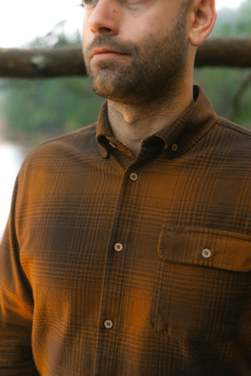 Inca Unna Shirt - Coffee Bean/Monk's - LAKOR