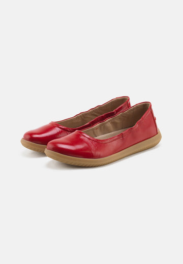 Marie Ballerina - Red - Nature Footwear