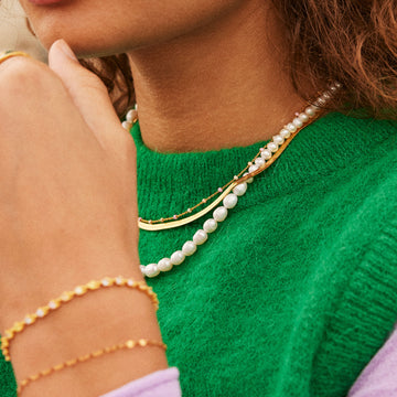 Lola halskæde - Daisy - Enamel