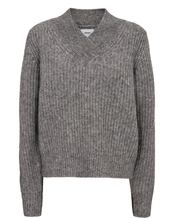 Nuzindi V-Neck Pullover - Storm Front Mela - Nümph