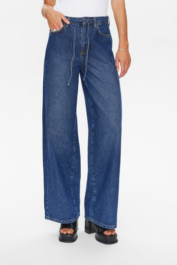 NUBROOKLYN JEANS - DARK BLUE DENIM - NÜMPH