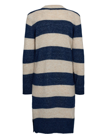 Nuriette Big Stripe kjole - Dress Blues - Nümph.