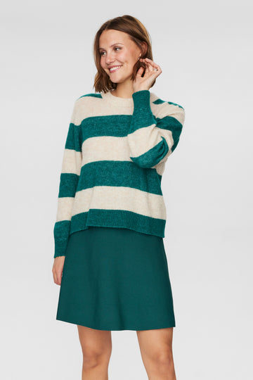 Nuriette Big Stripe Pullover - Botanical Garden - Nümph