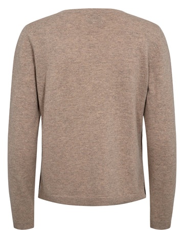 NUKASHA PULLOVER - Sesame Melange - Nümph