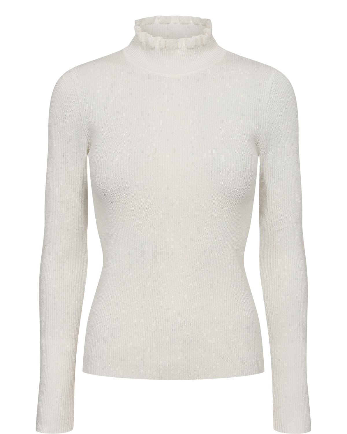Nusidanu Higneck Pullover - Cloud Dancer - Nümph