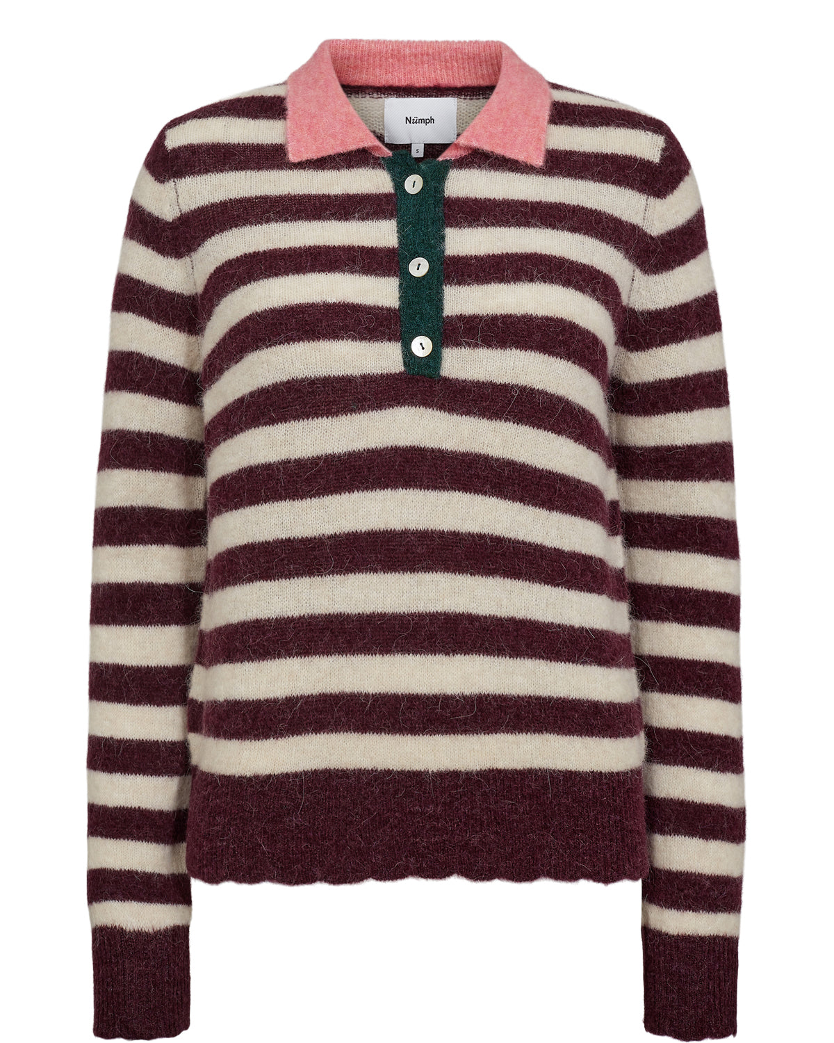 NUCIARA RIETTE STRIPE PULLOVER - Winetasting - Nümph
