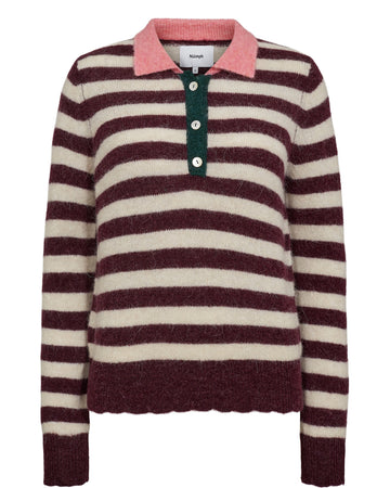 NUCIARA RIETTE STRIPE PULLOVER - Winetasting - Nümph