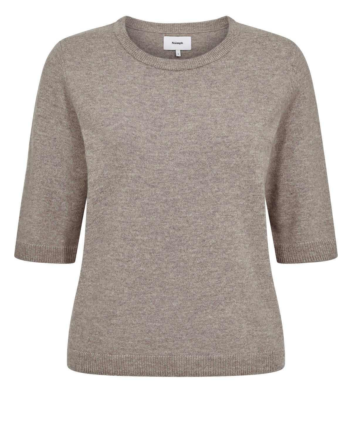 NUKALLY SS PULLOVER - Taupe Grey - Nümph