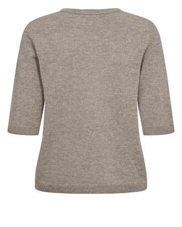 NUKALLY SS PULLOVER - Taupe Grey - Nümph