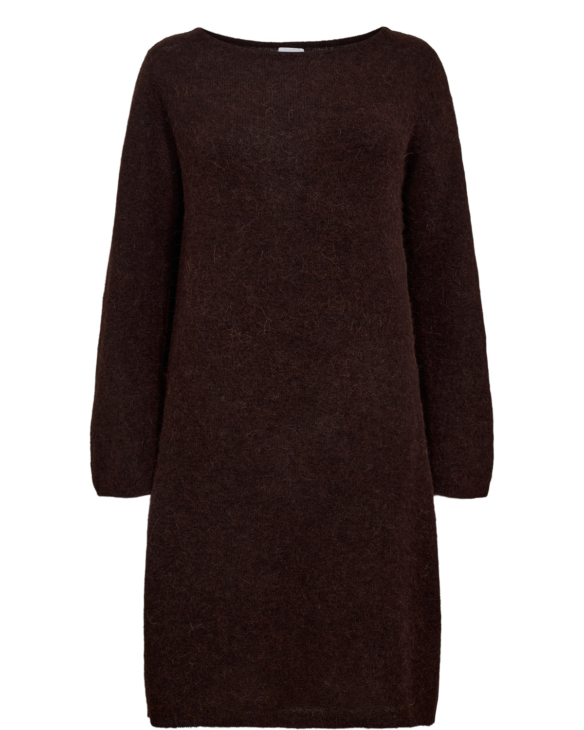 NURIETTE BOATNECK DRESS - Black Coffee - Nümph