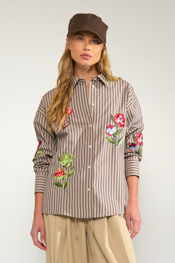 NUKACEY EMBROIDERY SHIRT - NÜMPH