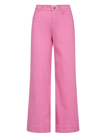 NULULU PANTS CROPPED - Pink Cosmos - Nümph