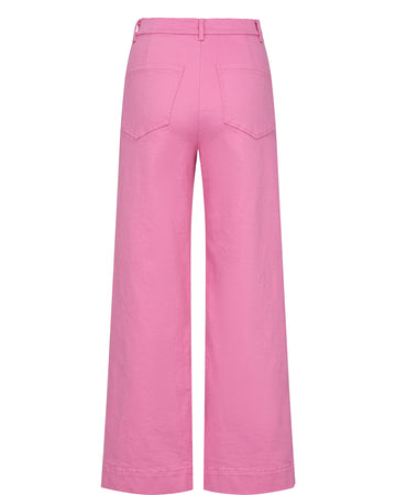 NULULU PANTS CROPPED - Pink Cosmos - Nümph
