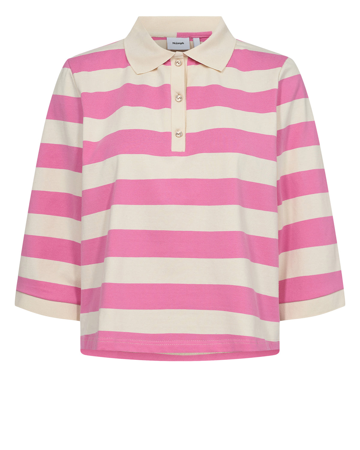 NUVINDY POLO Pullover - Pink Carnation - Nümph