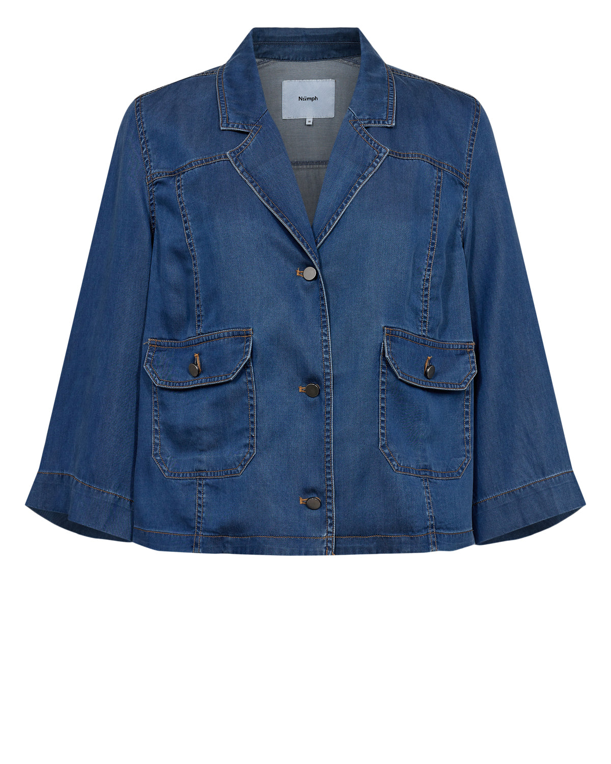 NUMIAMI SHIRT - Medium Blue Denim - NÜMPH