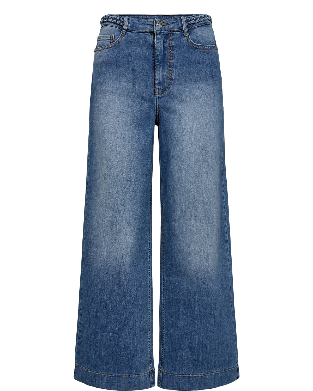 NUPARIS CROPPED JEANS - Light Denim Blue 2 - NÜMPH