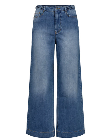 NUPARIS CROPPED JEANS - Light Denim Blue 2 - NÜMPH